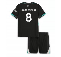 Liverpool Dominik Szoboszlai #8 Koszulka Wyjazdowa dzieci 2024-25 Krótki Rękaw (+ krótkie spodenki)